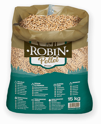 worek pelletu opałowego Robin do kupienia w Koronowie lub sklepie internetowym